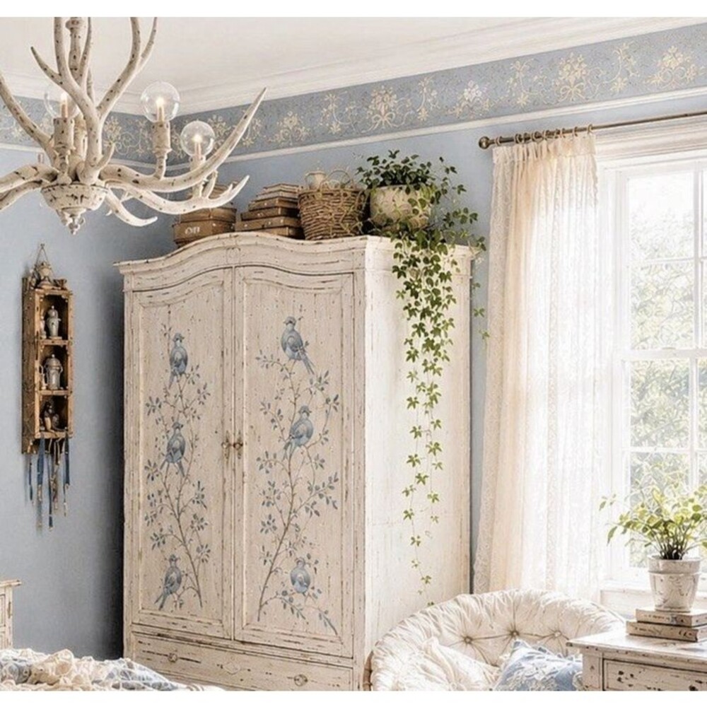 4 Corinthia  Spring Maid Wallpaper Border 7050814 Regency Whimsical Provincial